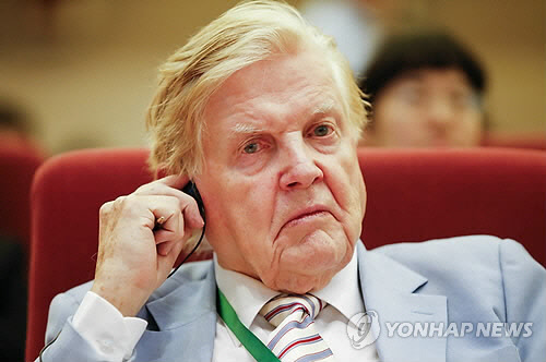 유럽 단일 통화 체제의 이론적 토대를 제공한 인물로 평가받는 경제학자 로버트 먼델. [EPA=연합뉴스]